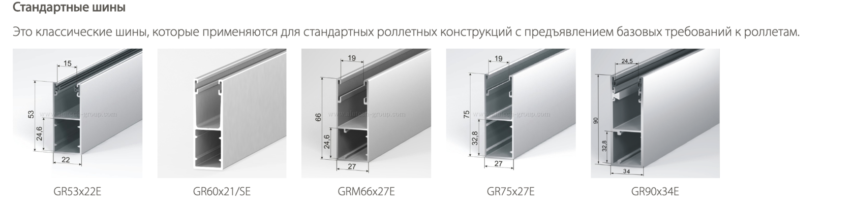 Направляющие шины